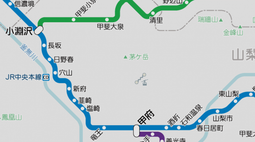 The station numbering on JR Chūō Line expanded between Hatsukari and Kobuchizawa stations