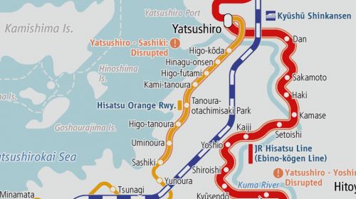 Outlook for restarting operation on partial section of Hisatsu Orange Railway