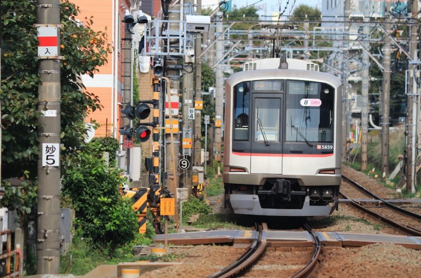 The vehicle of the Tokyu Toyoko Line