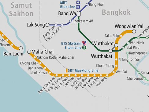 New stations “Wutthakat” and “Nikhom Rotfai Maha Chai” opened on the SRT Maeklong Line