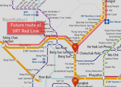 New metropolitan railway the "SRT Red Line" in Bangkok will open in March 2021