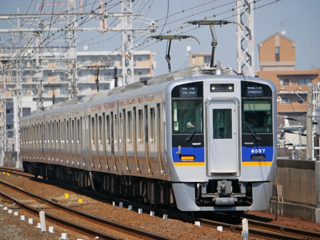 8000 series train on the Nankai Line
