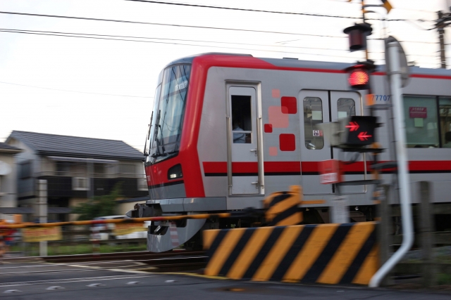 The 70000 series train on TOBU SKYTREE Line