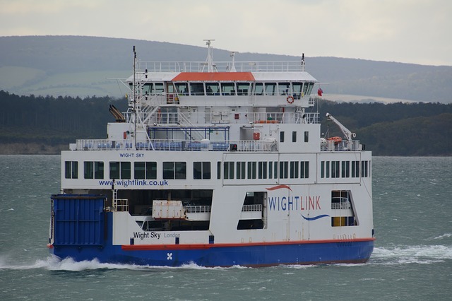 "Wightlink" Ferry connecting Portsmouth and Isle of Wight