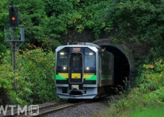 JR Hokkaido H100 series diesel cars used for local trains on the Hakodate Line (中村　昌寛/ Photo AC)