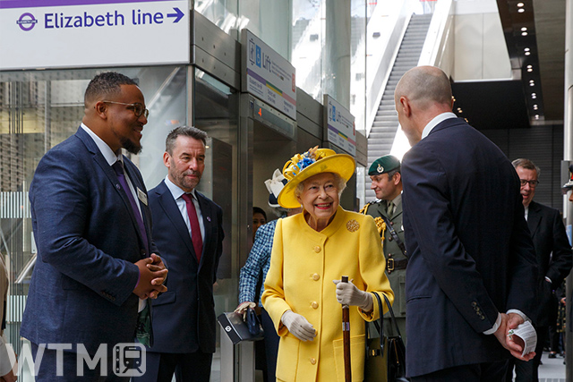 Queen Elizabeth visits Paddington Station on the Elizabeth Line (Image by © Crossrail Ltd)