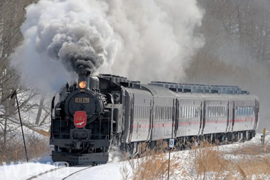 ‘SL Fuyu no Shitsugen-go’ runs in East Hokkaido – The coaches with stoves are renewed