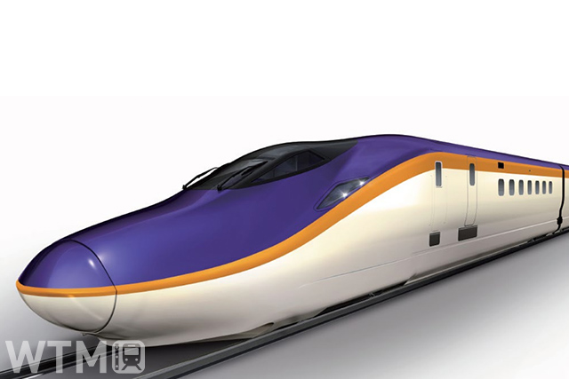 Exterior design of the JR East E8 Series scheduled to start commercial operation on the Yamagata and Tohoku Shinkansen in the spring of 2024 (Imge by JR East)