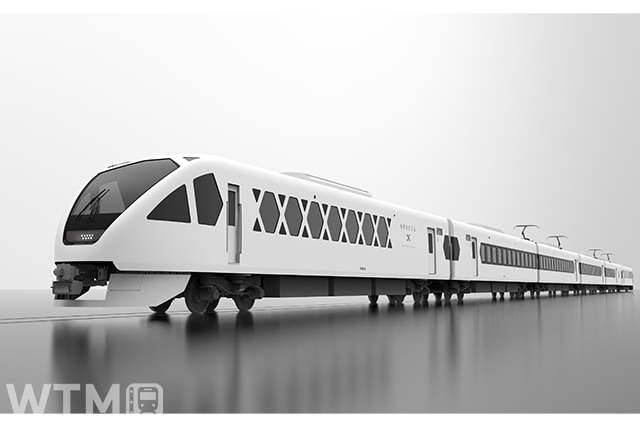 The Tobu N100 series EMU, which will begin operation on July 15, 2023 as the Limited Express SPECIA X (Image by Tobu Railway)