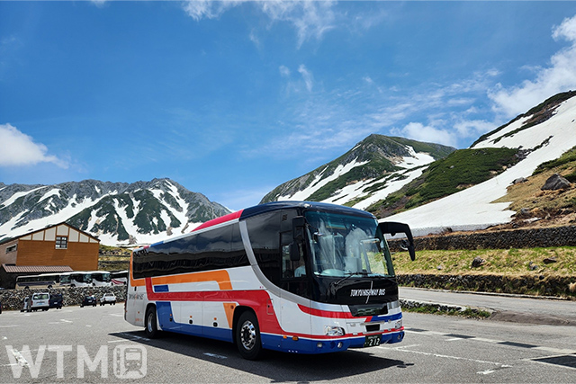 Tokyu Transsés's express bus vehicle scheduled to be used for express bus "Tokyo - Tateyama (Murodo) Line" (Image by Tokyu Transsés)