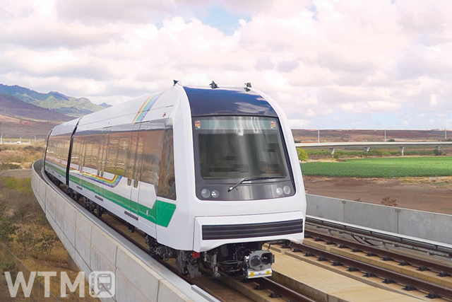The Honolulu Metro "Skyline" EMU manufactured by Hitachi Rail (Image by Hitachi Rail)