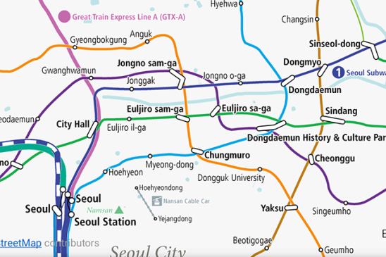Korea railway map now “tile system” for easy travel from KTX to subways – Travelers can easily see the distances and feel at ease