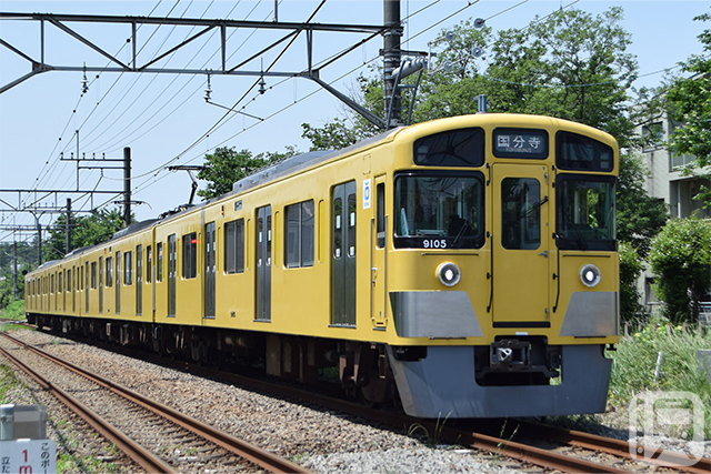 Seibu Railway's 9000 series EMU operates on the Tamako Line and other lines (Katsumi Yokoyama)