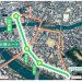 Location map of Hiroshima Electric Railway's "Ekimae Ohashi Route" which will open on August 3 (Sun), 2025 (provided by Hiroshima Electric Railway)